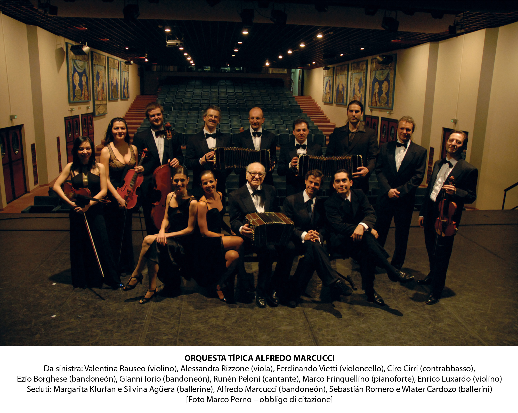 Orquesta T&iacute;pica di Alfredo Marcucci - Foto Enrico Carpegna
